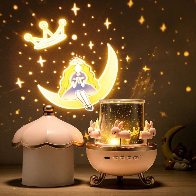 پرژکتور چرخشی موزیکال بلوتوث دار پرنس